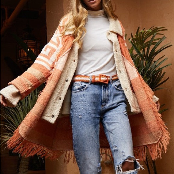 Pumpkin Spice Belted Cardigan-LAST ONE - Picture 2 of 8